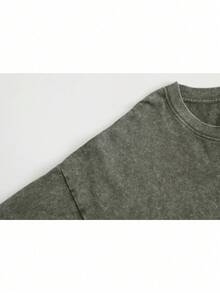 Star Print Tee Shirt, Tees For Men, Casual Short Sleeve T-Shirt For Summer - xanh quân đội - Xem 4