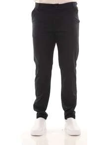 Men's Premium Twill Pants With Welt Pocket And Lycra - màu đen - Xem 1