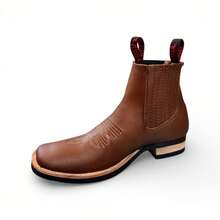 Cowboy    Cremallera lateral    Vacaciones - Marrón Chocolate - Ver 3