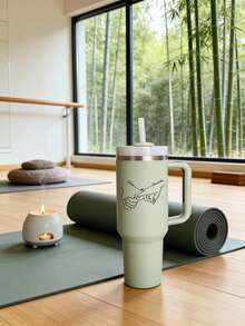 1pc Custom Valentine's Day Water Bottle, Personalized With Text, Perfect For Daily Use And Romantic Gifts - Multicolor - View 8