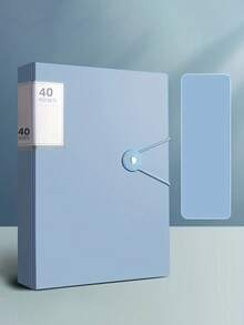 40pcs PP Material A4 File Folder With Pockets, High Transparency, Easy To Store And Organize - Single Piece - View 3