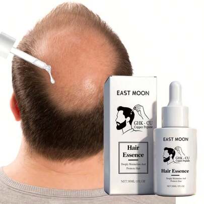 30毫升生姜草本头皮按摩精华，温和滋养发根，适合所有发质，方便旅行携带