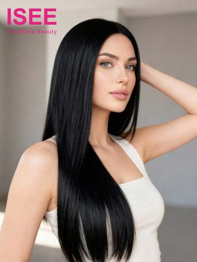 ISEE Hair Wear Go Glueless Wig Unprocessed Virgin Hair Wig Straight 7*5 Transparent Pre-Bleached Mini Knots Lace Front Wig Human Wig Hair 180% Density 16-30 Regulaer Inch Human Hair Wig Pre-Cut Lace Pre-Plucked Hairline For Women Vacay Vibes Active Energy Travel Essential Holiday Outfits Bridesmaid Gifts Sport Vacation Travel Festival Outdoor Cosplay Campus Beach Perfect For The Weekend Ready Look High Quality Wig Daily Use Party Look Wig