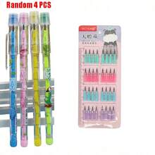 4/36pcs Automatic Mechanical Pencil Set, Includes 4 Pencils And 32 Refill Leads. Automatic Pencils, High-Quality Writing Pens, Fun Pens, Teacher Pens, Cute Pens, Sketching Pens, Art Outline Pens, Writing Pens, Christmas Themed Pens - Multicolor - View 8