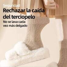 5 Pares Calcetines para Mujeres, Calcetines Gruesos Mujer, Calcetines de Algodón Tobillo Medio, Calcetas de Invierno para mujer, Calcetines de Lana Mujer, Adecuado como regalo para Mujer,41085812 - Multicolor - Ver 6