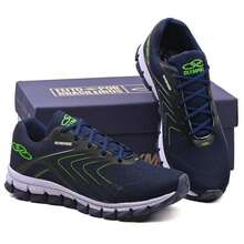 Men's Tennis Shoes For Gym, Running, Crossfit - Lightweight And Soft - Enjoy! - Teal Blue - View 3