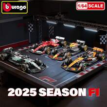 Burago Red Bull 1/64比例2025赛季F1模型车，包括红牛RB21、迈凯伦MCL39、法拉利SF25、梅赛德斯-AMG W16 E Performance。适合青少年和成人的F1收藏展示玩具。 - SF25#16 - 查看 1
