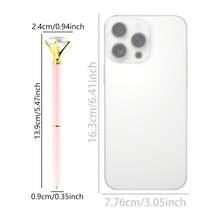 [Customized] Engraved Diamond Ballpoint Pen, Metal Crystal Pen, Ins Style High-Quality Stationery, Creative DIY Engraved Name/LOGO, Suitable For Wedding, Teacher's Day, Graduation, Birthday, Christmas, Business Meetings, Opening Ceremonies, Practical And Exclusive Customized Wholesale Gifts - Sets - View 4