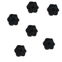 24 Inch (60cm) Large Artificial Paper Flower Decor, Handmade Wall Backdrop Decoration Suitable For Christmas, Mexican Wedding, Graduation, Bridal Shower, Birthday Party, Etc. (Black) - Black - View 9