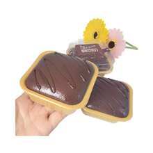 2026新款逼真柔软捏捏乐玩具 - 熔岩巧克力、熔岩草莓蛋糕，挤压减压玩具，适合学生和青少年，PU聚氨酯材质 - 完美礼物、生日礼物、理想礼物、惊喜礼物、节日礼物、万圣节礼物、圣诞节礼物、情人节礼物、礼品、玩具 - 彩色 - 查看 7