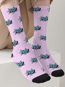 1 Pair Of Super Wrist-Themed 360° All-Over Print Socks – Unisex, Stylish, And Perfect For Streetwear. - Multicolor - View 7