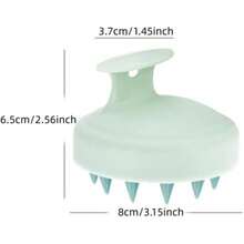 Scalp Massager For Hair Growth, Scalp Scrubber With Soft Silicone Bristles For Dandruff Removal And Hair Care, Wet And Dry Hair Massager For Scalp Exfoliation. - 1 件 粉紅色 - 查看 4