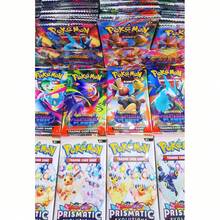 36 Packs Pokemon Trading Card Game, 36 Packs (324 Cards)/(360 Cards) Collectible Pikachu & Cartoon Character Pokemon Cards, Surprise Foil Cards, Pokemon Card Sleeves, Pokemon Card Packs, Best Gift For Holidays (Random Styles) - Multicolor - View 5