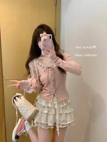 Women T-Shirts - Màu Hồng baby - Xem 6