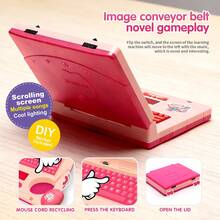 Kids Simulation Mini Laptop Learning Machine, Music Tablet Computer Model, Screen Storybook, Parent-Child Interaction, Suitable As A Multi-Functional Smart Educational Toy Gift For Boys And Girls - Multicolor - View 7