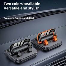 360°旋转车载手机支架，临时停车卡车手机支架，适用于汽车仪表盘和牌照架 - 黑色 - 查看 4