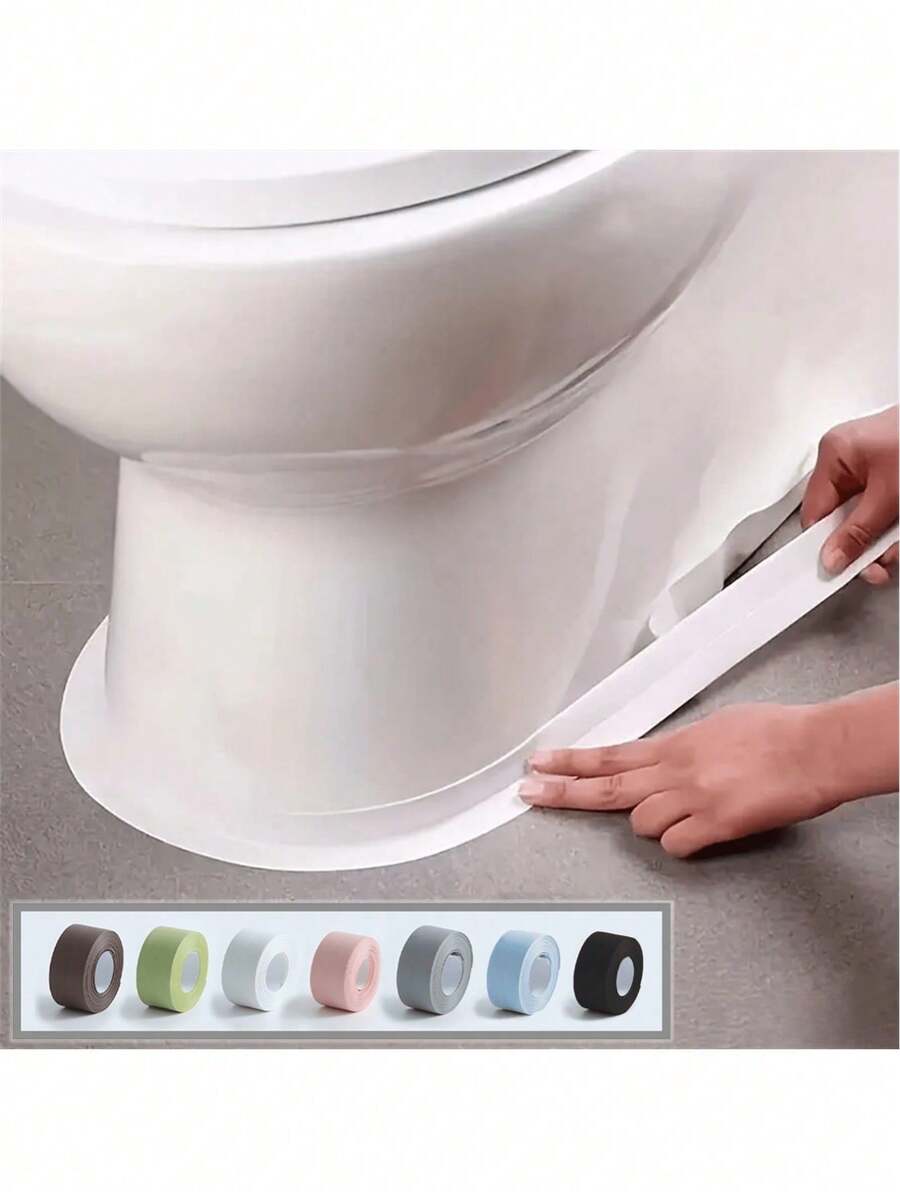 Waterproof Tape For Kitchen, Trimmable Mildew-Proof Sealing Strip, Wall Sticker, Sink Edge Sealant, Strong Adhesive Wall Hooks, No Drilling Required, Transparent, Seamless Kitchen Wall Hooks - one-size - View 1