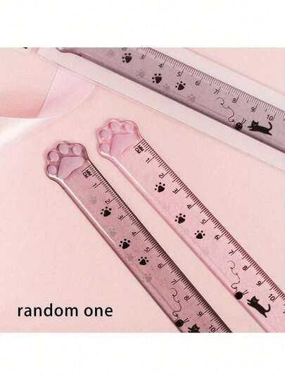 Este adorable regla con forma de pata de gato es un gran regalo para tu hija o hijo durante la temporada de regreso a clases. Es muy adecuado para usar durante el inicio del año escolar y el período de regreso a clases.