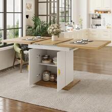 Dining Tables - White + MDF - View 6