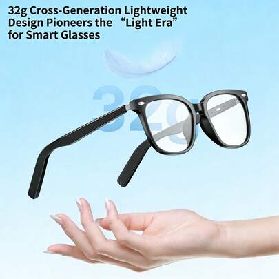 New Bluetooth Smart Touch Control Wireless Glasses, Suitable For Men And Women, Can Be Used For Fishing, Golf, Driving, Cycling, Walking, Beach, Vacation And Other Scenarios