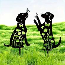 2D Acrylic Double Forest Fairies Garden ,Outdoor Yard Art Decor,Waterproof UV Resistant,Lawn Pathway Patio Ornament,Enchanted Garden Decor,Spring Summer Outdoor Decor,Garden Gift Idea - A - View 6