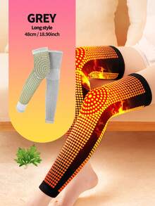 腿套、压缩腿套、及膝保暖腿套、冬季保暖自发热护膝、长款压缩腿套、男女通用保暖支撑棉质腿套护膝、防寒防护 - 彩色 - 查看 12