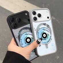 Music For  Galaxy S25 25EDGE 24 24FE 23 23FE 22 ULTRA PLUS TPU frame with   border wrapping + independent lens frame, built-in MagSafe magnetic ring   for instant adsorption - MKLCXK-Blanco-NBIQEYmúsica - Ver 4