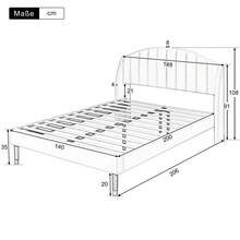 Bed Bases & Foundations - Gray + Velvet - View 11