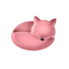 Plato de alimentación para bebé con forma de zorro de silicona personalizado - Multicolor - Ver 9