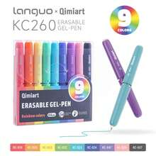 languo KC260 彩色可擦凝胶笔，0.6mm 书写流畅，旋转式设计内置橡皮擦，可爱蛋形 - Erasable Gel Pen - 查看 10
