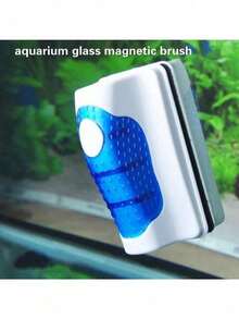 Super Magnetic Clean Brush Aquarium Fish Tank Glass Scraper Cleaner Floating - Apricot - View 3