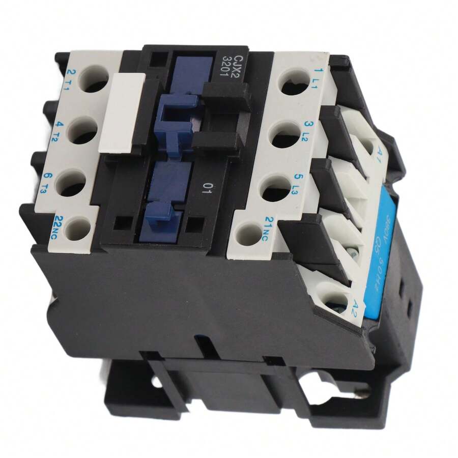 Contactor Ac Trifasico 32 Amperes Bobina 15kw 380v 32a - Negro - Ver 1