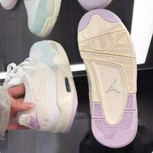 Nike Zapatillas de baloncesto versátiles para mujer, uso casual para todos los días - Blanco Verde - Ver 2