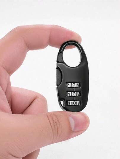 迷你彩色行李箱锁，带钥匙，3位密码防盗锁，便携式旅行行李锁，适用于行李箱、背包、健身包和储物柜，坚固耐用的金属结构，是旅行者、通勤族和户外爱好者的理想之选，时尚的行李保护，也可用于学校体育馆储物柜、运动储物柜、围栏、工具箱、大门、箱子和储物柜。