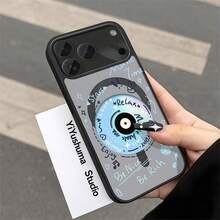 Music For  Galaxy S25 25EDGE 24 24FE 23 23FE 22 ULTRA PLUS TPU frame with   border wrapping + independent lens frame, built-in MagSafe magnetic ring   for instant adsorption - MKLCXK-Blanco-NBIQEYmúsica - Ver 5