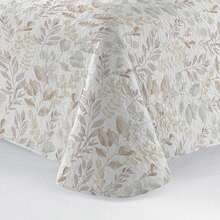 Juego De Colcha Boutí Estampada De 2/3 Piezas -Incluye Colcha Boutí Y Funda De Almohada- 10 Estampados Diferentes -Floral, Geométrico, Damascos...- 5 Medidas Diferentes: Cama de 90cm, 105cm, 135cm, 150cm y 180cm - Hojas beige-gris - Ver 2