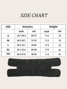 1件装女士运动束腰带，塑形腰带，吸汗带，收腹提臀带 - 黑色 - 查看 8