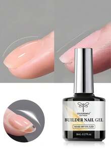 Gel transparente COLOURSMILE para realzar las uñas, extensiones de gel, base de gel en un solo frasco, extensiones de uñas de gel UV-LED, ajustable - Multicolor - Ver 14