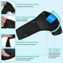 Shoulder Pad - Black - View 4