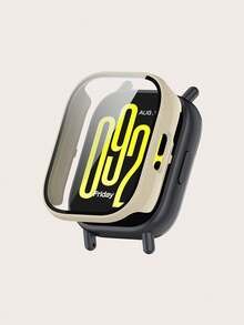 1pc Tempered Glass Film + PC Protective Case, Compatible With Redmi Watch 5 Active Smartwatch, With Integrated Screen Protector Accessory - For Redmi Watch 5 Active - View 13