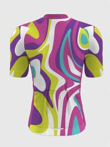Cycling Jersey, Bicycle Clothing, Pocket Bike Pattern - Multicolor - View 2