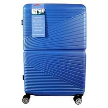 Premium Hardshell Suitcases Expandable Removable Wheels Combination Lock - Royal Blue - View 4