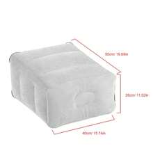 Reposapiés inflable Travel Air Almohada inflable Travel Air Reposapiés Relax Avión Gris - gris - Ver 5