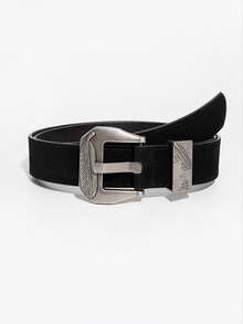 1pc Holiday Casual Skeleton & Leaf Pattern Metal Buckle Women's Belt, Suitable For Daily Commute, Festival Party, Versatile With Jeans - Multicolor - View 6