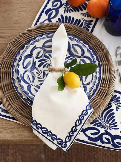 4-18 pezzi Anelli portatovaglioli in corda di lino intrecciata a mano, imitazione limone, adatti per uso esterno, matrimoni, casa, decorazione tavola per feste