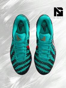 Nike Ja 3 Scratch 3.0 – Men's Lifestyle Sneakers – Shoes For Man -Vintage-Autumn & Winter-Inspired Running Shoes, Shock-Absorbing Comfort, Gym To Streetwear Casual Wear - Prefect Thanks Giving Day & Chrismas Gift – HF2793 300 - 渦輪綠/黑/白/大學紅 - 查看 3