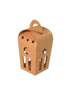 5件套斋月牛皮纸礼盒，饰有月亮和星星图案，牛皮纸礼品包装盒，手持香薰蜡烛礼盒，适用于婚礼、生日派对回礼装饰，以及节日、派对、斋月礼物、情人节、母亲节礼物、日常使用、节日礼物、生日、毕业典礼、返校礼物和其他场合。 - 彩色 - 查看 14