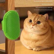 猫抓按摩器 宠物猫抓挠摩擦刷 幼猫美容 自清洁桌 狗狗幼猫抓挠梳 - 多色 - 查看 2