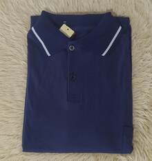 Men's Plus Size Pocket Polo Shirt - Azul Marino - Ver 5