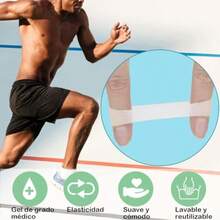 Separadores de Dedos  Pie6 Piezas de tectores de Silicona para Dolor en los Pies Callos y Dedos en Martillo 3 Tamaños Adecuados para ores y Mueres Uso Dia y Deportivo - como en la foto - Ver 4